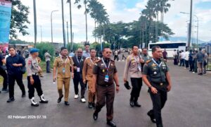 Bersama Forkopimda, Wali Kota Kotamobagu Hadiri Rakornas di Bogor.