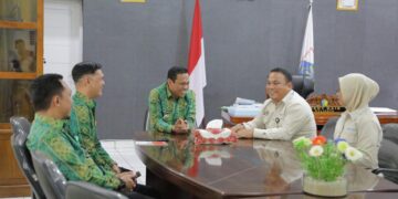 Wali Kota Kotamobagu, Saat menerima Kunjungan Kerja Kanwil HAM