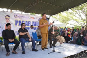 Ribuan Warga Kota Gorontalo Antusias Sambut Pasar Murah Gubernur