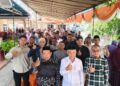 Anggota DPD RI sekaligus Anggota MPR RI, H. Jasin U Dilo, saat menggelar sosialisasi empat pilar MPR RI di Dulalowo Kota Gorontalo, Senin (22/6/2026).