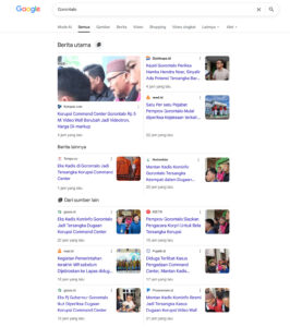 Trending Google Dikuasai Skandal, Prestasi Pemprov Gorontalo Hilang dari Radar Publik