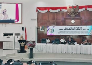 Rapat Paripurna DPRD Provinsi Gorontalo, Senin (27/7/2026)
