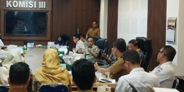 Syarifuddin Bano, S.Sos, memberikan masukan dalam RDP KUA-PPAS APBD Tahun Anggaran 2027