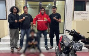 Kurang dari Dua Hari, Terduga Pelaku Curanmor Berhasil Dibekuk