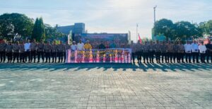 Polda Gorontalo Gelar Doa Bersama dan Aksi Solidaritas untuk Korban Gempa NTT