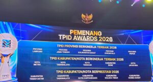 Pemprov Gorontalo Raih Terbaik IV TPID Award 2026 Tingkat Nasional