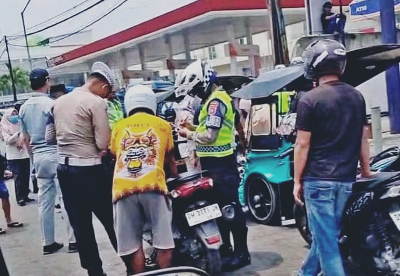 Ditlantas Polda Gorontalo Pastikan Pemeriksaan Kendaraan di SPBU Bukan Razia Tilang